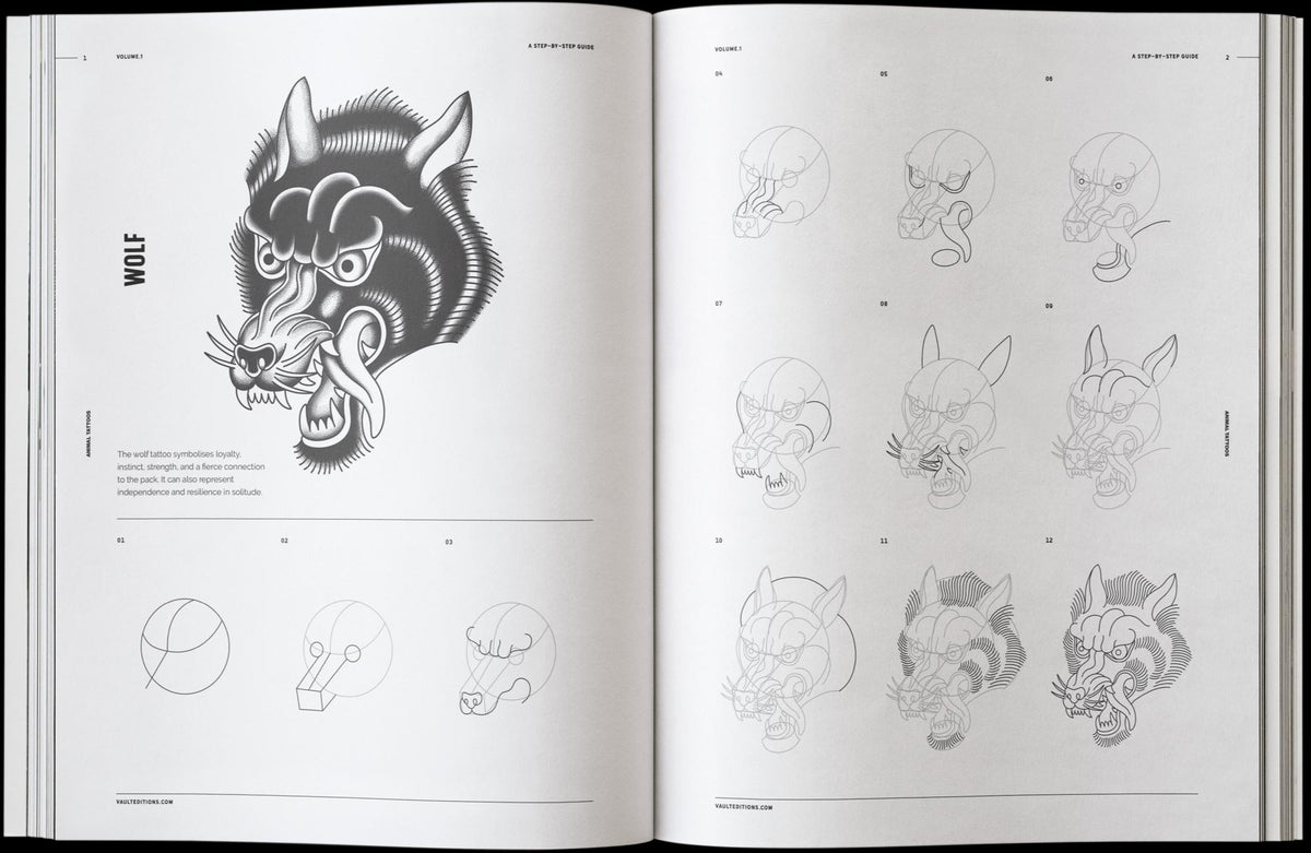 How to Draw Animal Tattoos (Digital Product)