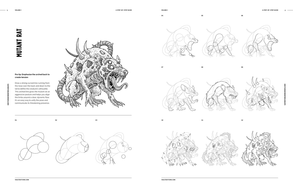 How to Draw Monsters & Beasts (Digital Product)