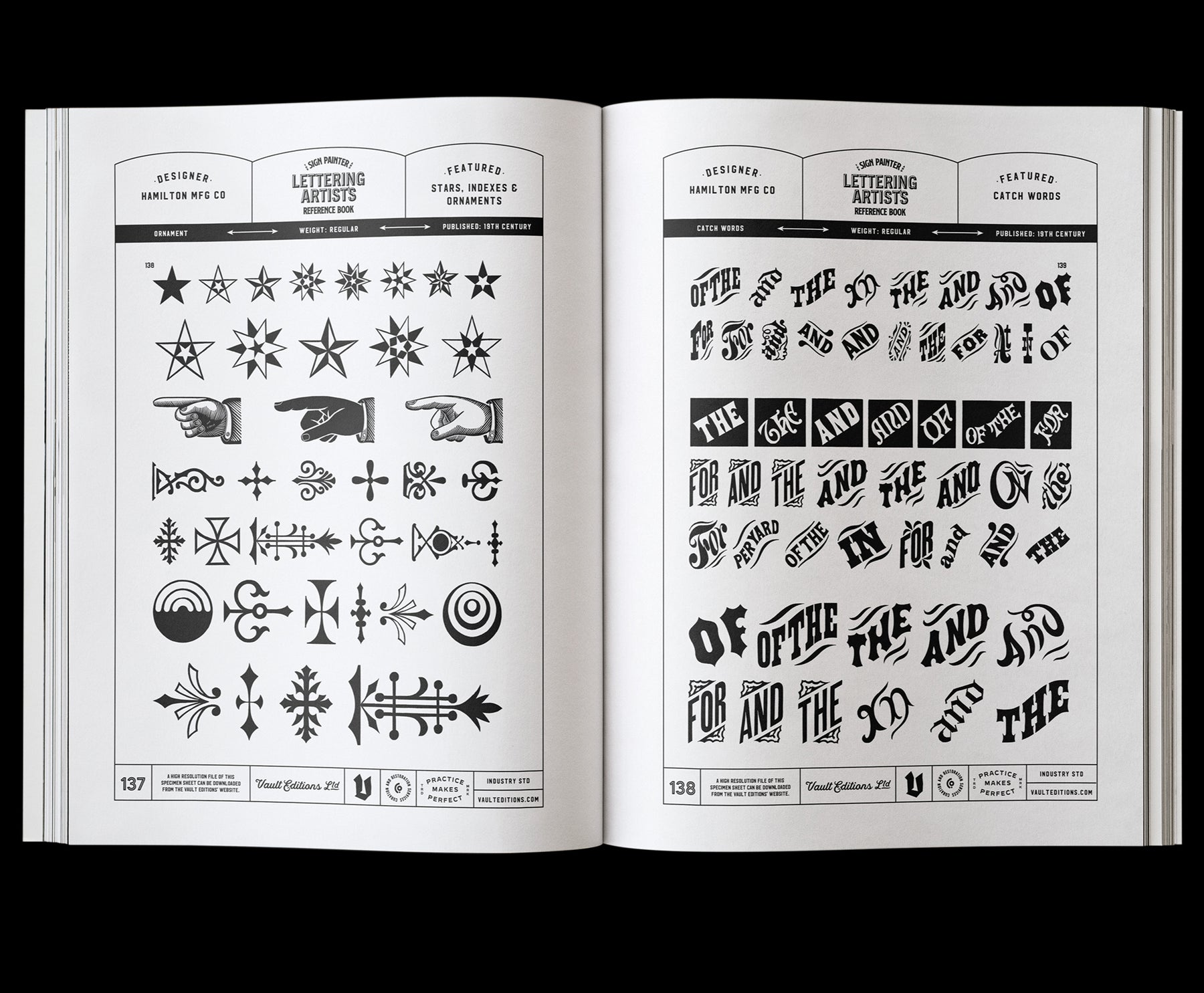 The Sign Painter and Lettering Artist's Reference Book of Alphabets and Ornaments