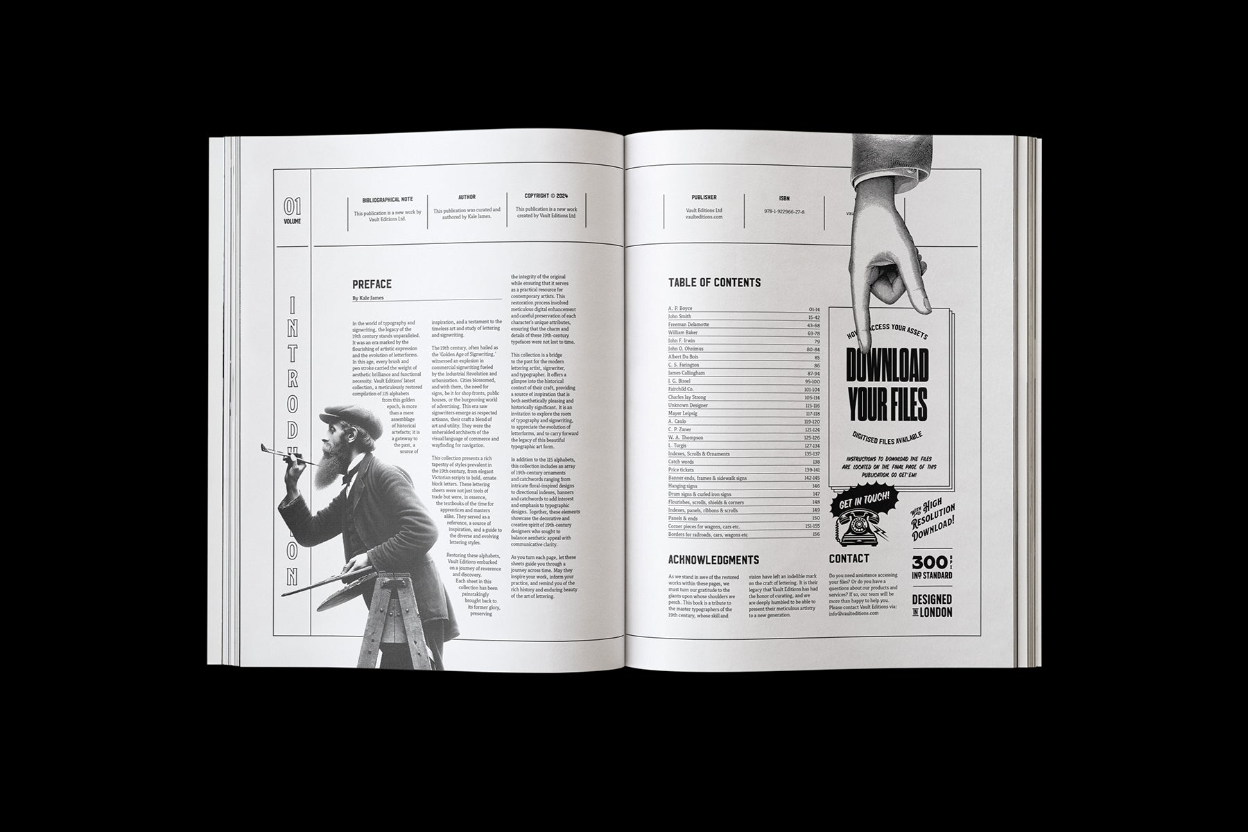 The Sign Painter and Lettering Artist's Reference Book of Alphabets and Ornaments