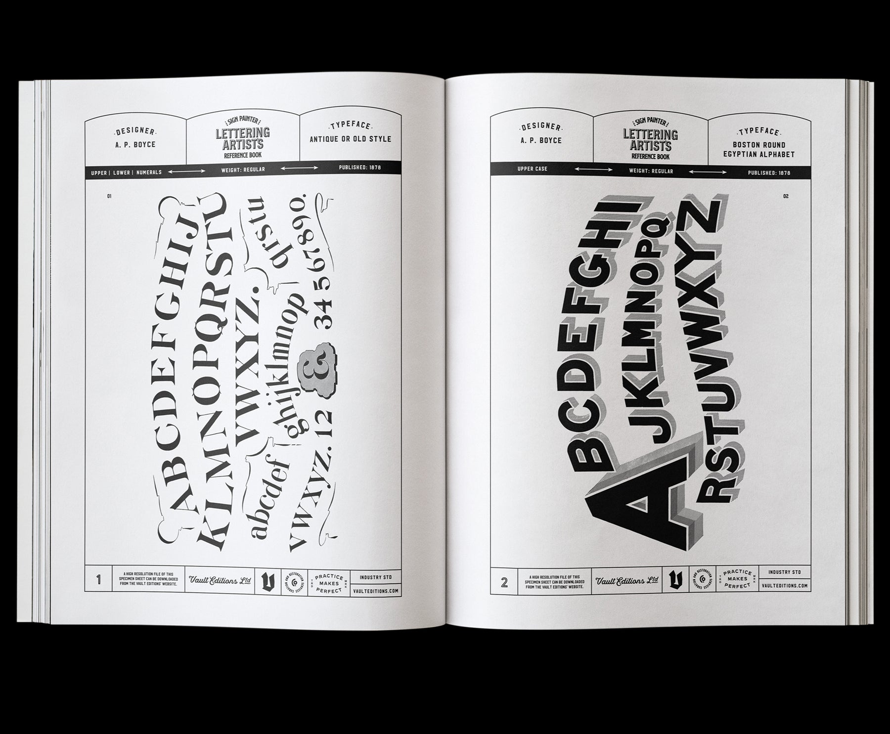 The Sign Painter and Lettering Artist's Reference Book of Alphabets and Ornaments