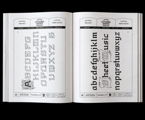 The Sign Painter and Lettering Artist's Reference Book of Alphabets and Ornaments