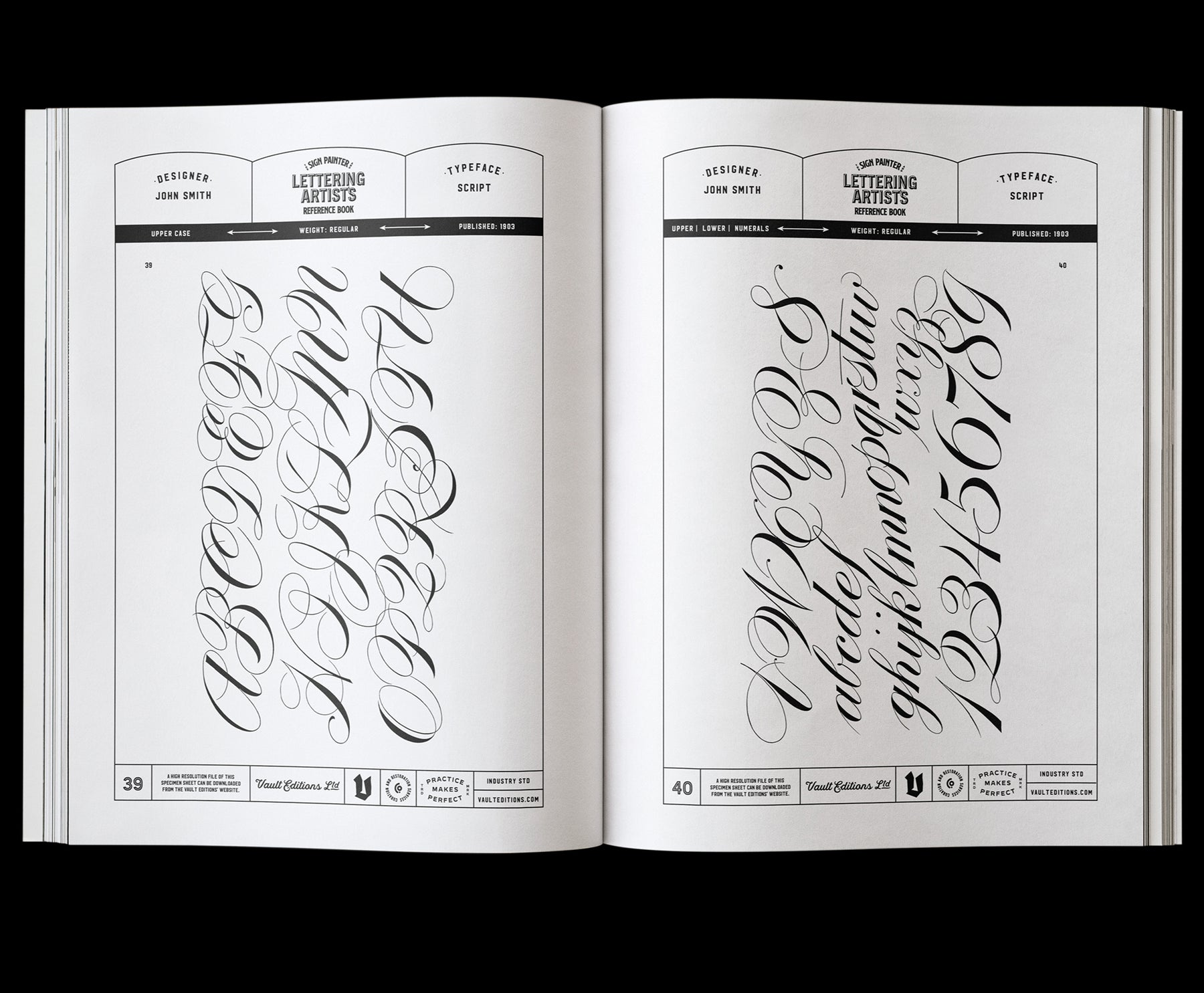 The Sign Painter and Lettering Artist's Reference Book of Alphabets and Ornaments