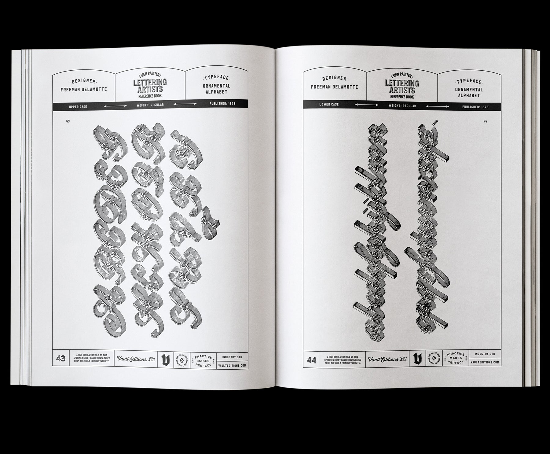 The Sign Painter and Lettering Artist's Reference Book of Alphabets and Ornaments