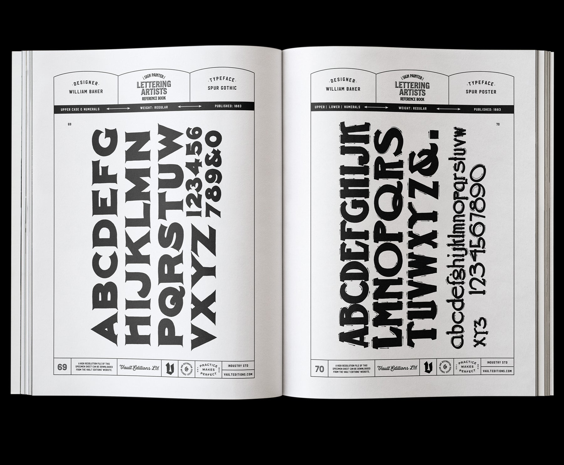 The Sign Painter and Lettering Artist's Reference Book of Alphabets and Ornaments